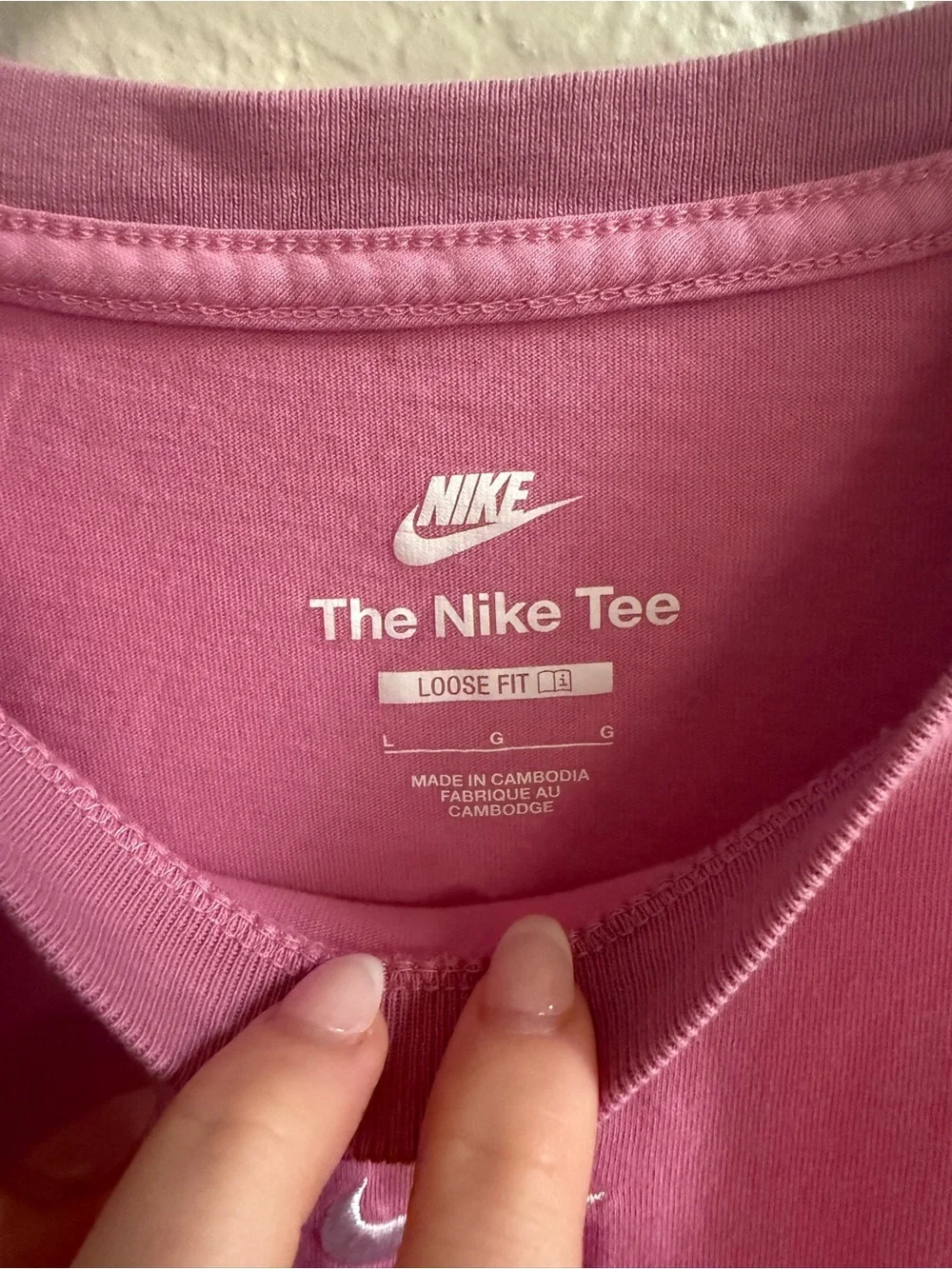 Nike Pink Loose Tee